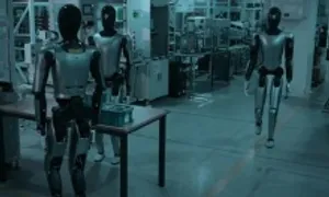 Đội quân robot hình người làm việc trong nhà máy Trung Quốc Đội quân robot hình người làm việc trong nhà máy Trung Quốc