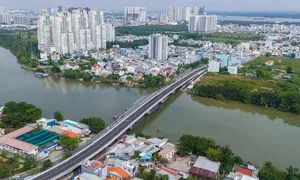 Cầu giảm ùn tắc cửa ngõ phía Nam TP HCM hoàn thành Cầu giảm ùn tắc cửa ngõ phía Nam TP HCM hoàn thành