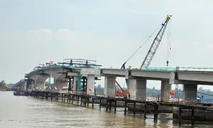 Hợp long cầu vượt sông Hậu kết nối Trà Vinh với Sóc Trăng Hợp long cầu vượt sông Hậu kết nối Trà Vinh với Sóc Trăng