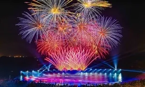 Show diễn hai kỷ lục thế giới tại Cát Bà khai màn tối 30/5 Show diễn hai kỷ lục thế giới tại Cát Bà khai màn tối 30/5