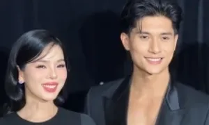 Lệ Quyên cổ vũ người yêu ra mắt phim